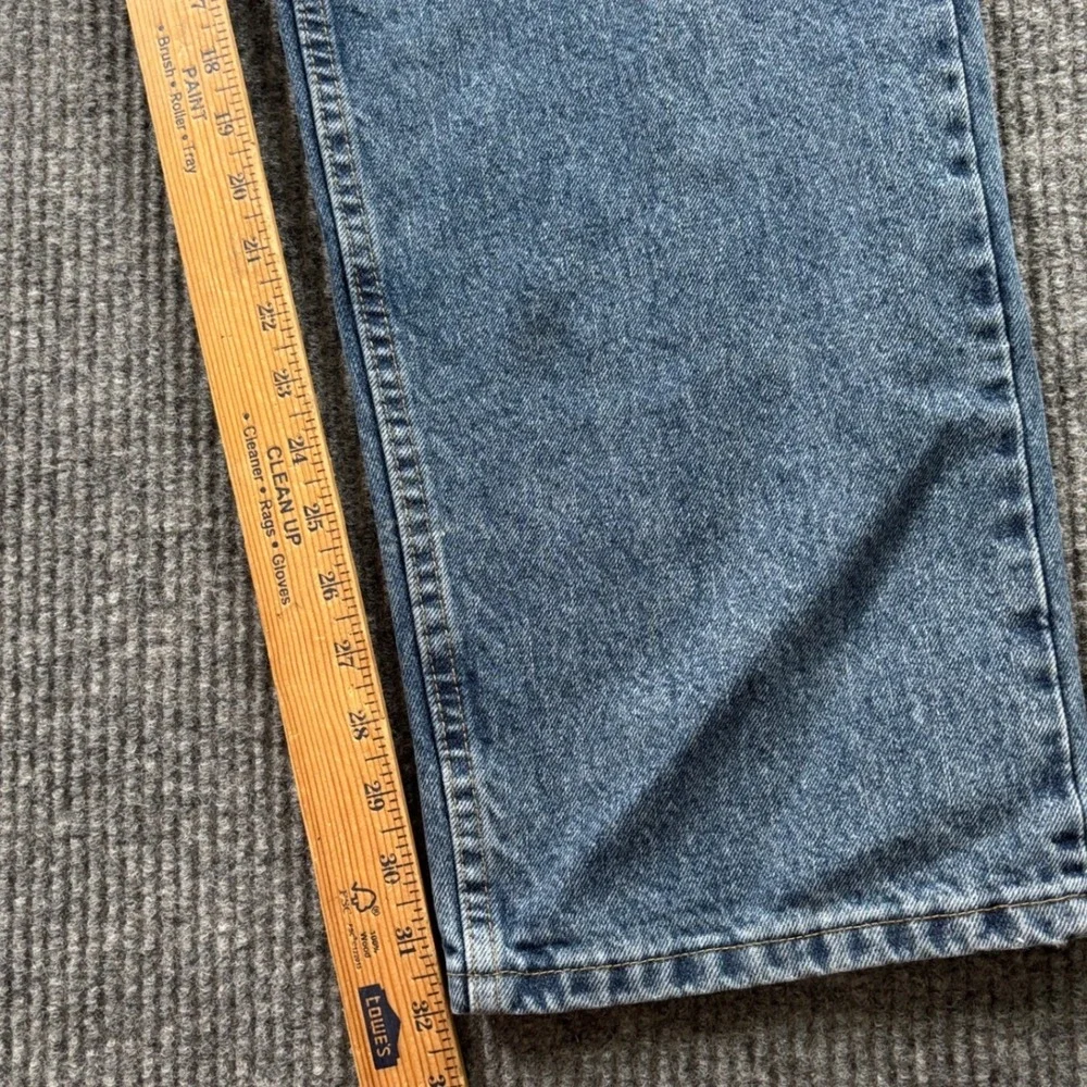 Wrangler Jeans Mens 36x32 (Tag 38x34) Blue Relaxed Fit Denim Pants Western